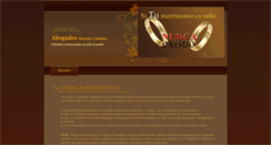 Desktop Screenshot of abogadosderechocanonico.com